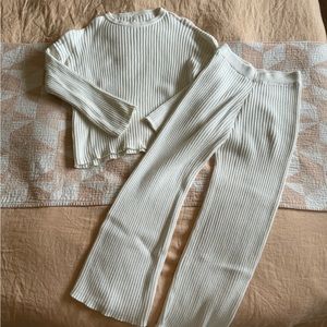 OAT Women Ribbed Knit Matching Set